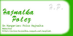 hajnalka polcz business card